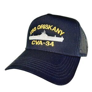 USS Oriskany CVA-34 Baseball Cap Hat Mesh Snapback